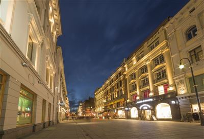 Karl Johans Gate, Oslo, Norwegen